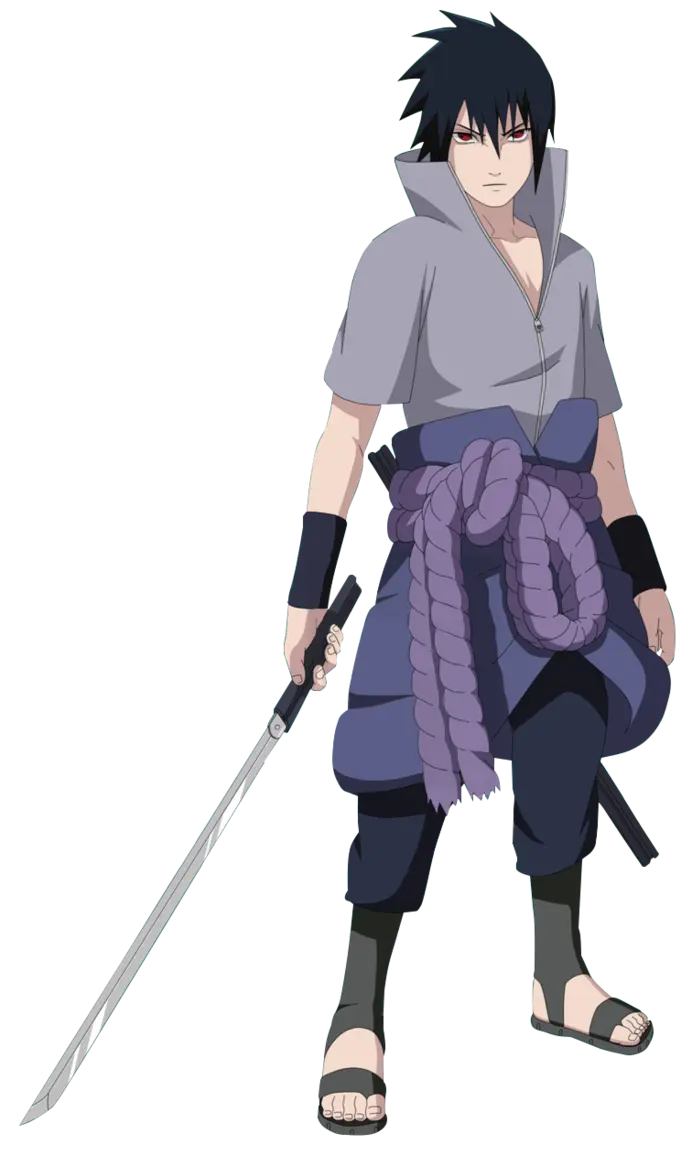 Sasuke in iconic pose